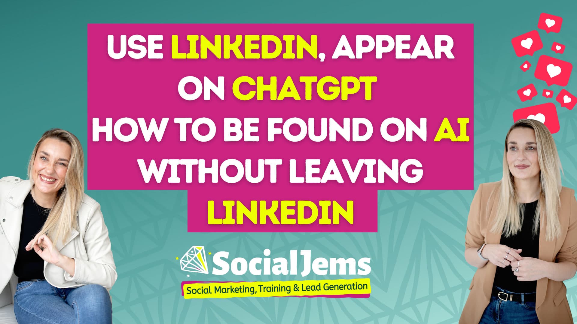 Use LinkedIn, Appear on ChatGPT - How to be found on all the AI platforms without leaving LinkedIn.